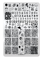 New Year New Digits - Uber Chic Stamping Plate